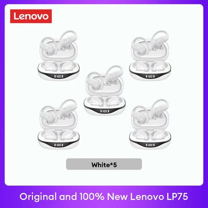 Original  LP75 TWS Bluetooth V5.3 Headphones Wireless LED Digital Display Earphones Noise Reduction Waterproof Headset New