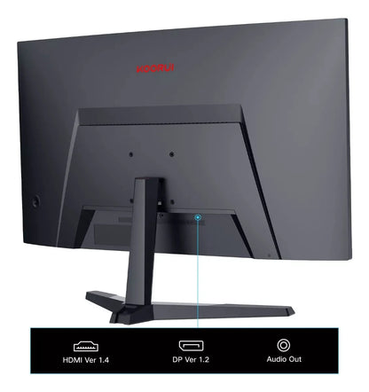 24" 165Hz/144Hz 1Ms Curved Gaming Monitor,Fhd 1080P 100%Srgb Computer Monitors,Adaptive Sync,Dp&Hdmi Port,Eye Care,24E6C