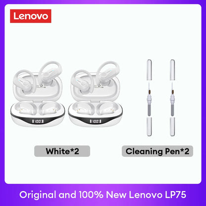 Original  LP75 TWS Bluetooth V5.3 Headphones Wireless LED Digital Display Earphones Noise Reduction Waterproof Headset New